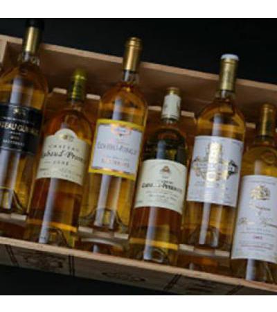 Sauternes 1ers crus classés tasting case 2005