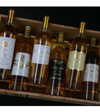 Sauternes 1ers crus classés tasting case 2002